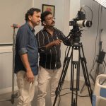 director arvind gupta with purple flicks camera at web series shoot