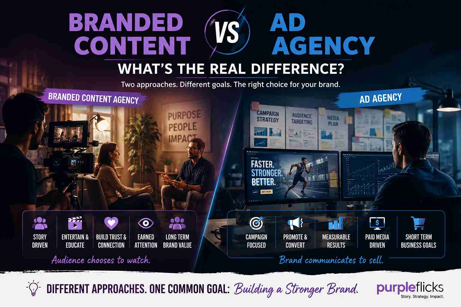Branded Content Agency vs Ad Agency
